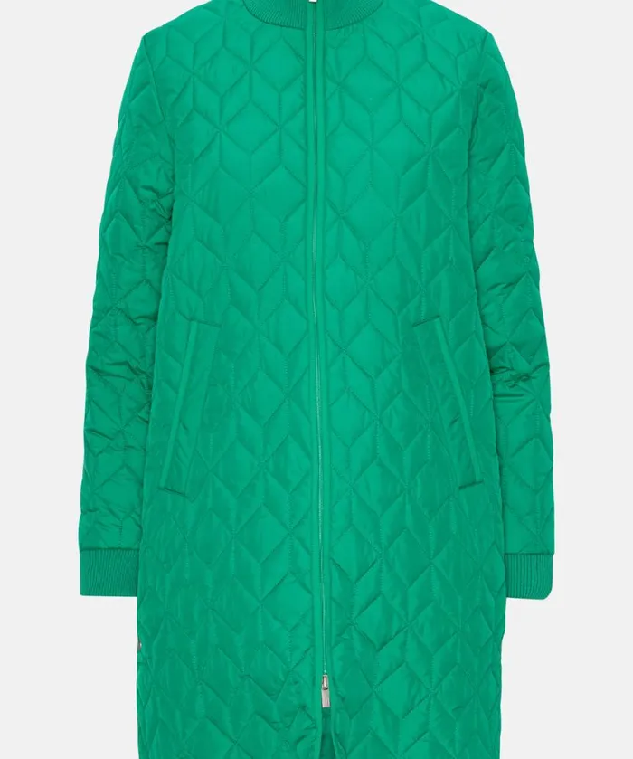 Women Ilse Jacobsen Padded Quilt Coat 8211 Sea Plant