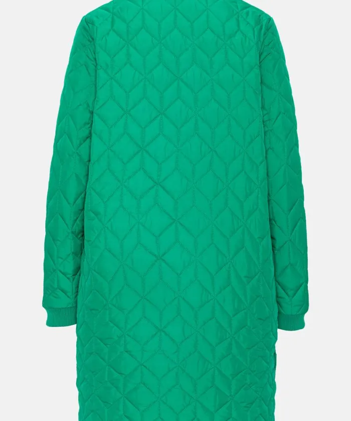 Women Ilse Jacobsen Padded Quilt Coat 8211 Sea Plant