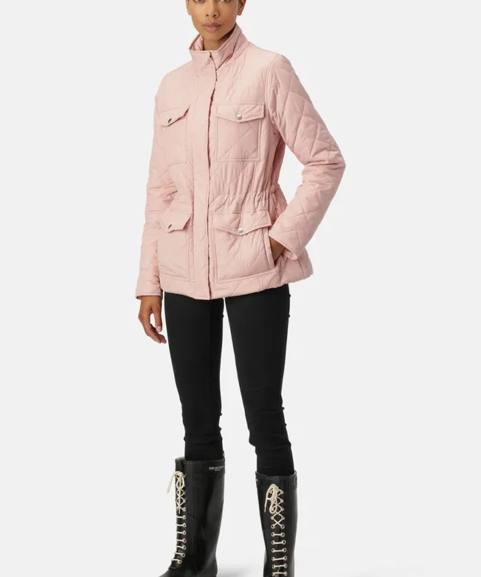 Women Ilse Jacobsen Quilt Jacket 8211 Pale Pink