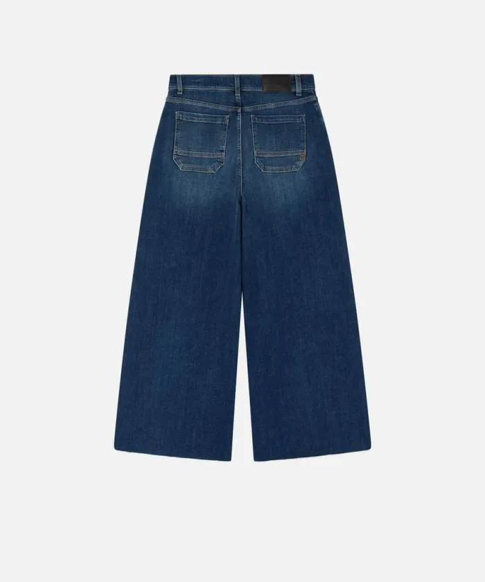 Women Jeans Pinko Blue Denim Baggy Jeans Medium Dark Vintage Wash Women Jeans Pinko Blue Denim Baggy Jeans Medium Dark Vintage Wash