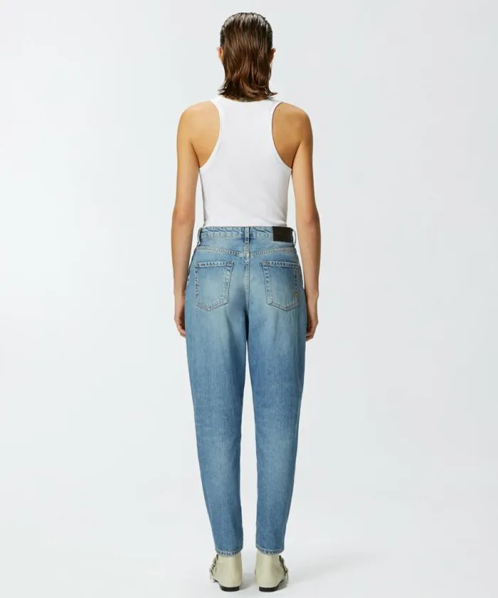 Women Jeans Pinko Momfit Jeans With Vintage Light Effect Mediumlight Vintage Wash Women Jeans Pinko Momfit Jeans With Vintage Light Effect Mediumlight Vintage Wash