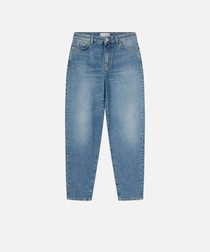 Women Jeans Pinko Momfit Jeans With Vintage Light Effect Mediumlight Vintage Wash Women Jeans Pinko Momfit Jeans With Vintage Light Effect Mediumlight Vintage Wash
