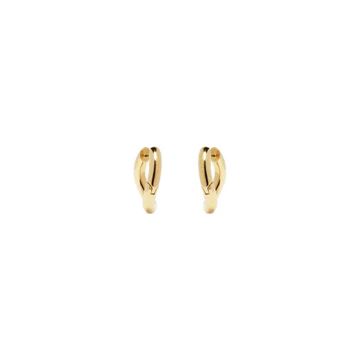 Women Jewellery Balenciaga Loop Xs Earrings In Gold