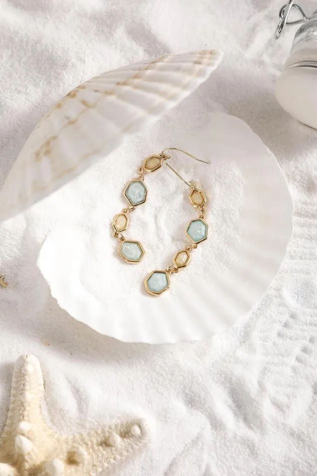 Women Jewellery Cupshe Katerina Sky Geometric Earring Multicolor