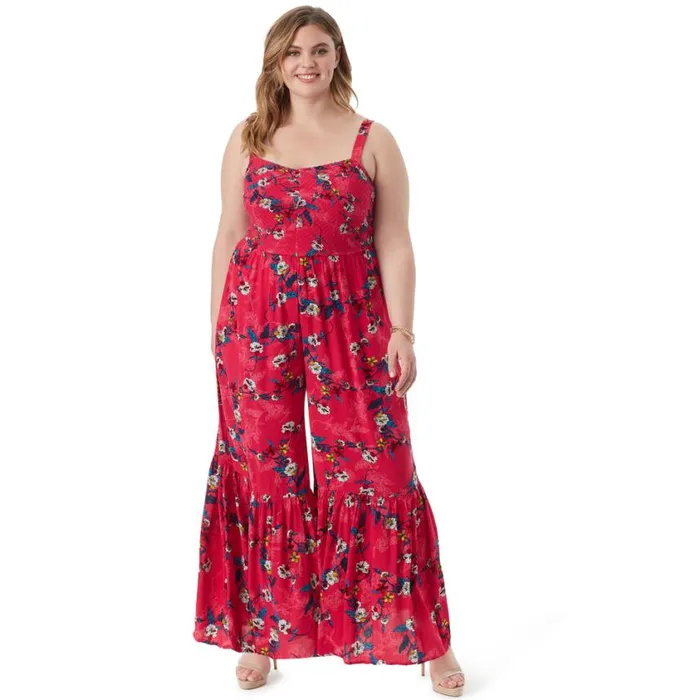 Women Jumpsuits and Rompers Jessica Simpson Ronan Jumpsuit In Flora Mimic
