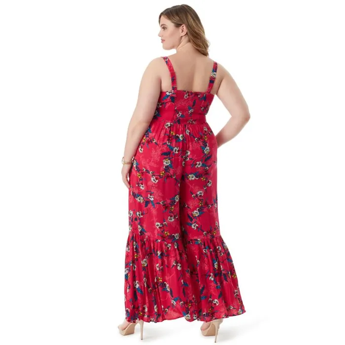 Women Jumpsuits and Rompers Jessica Simpson Ronan Jumpsuit In Flora Mimic