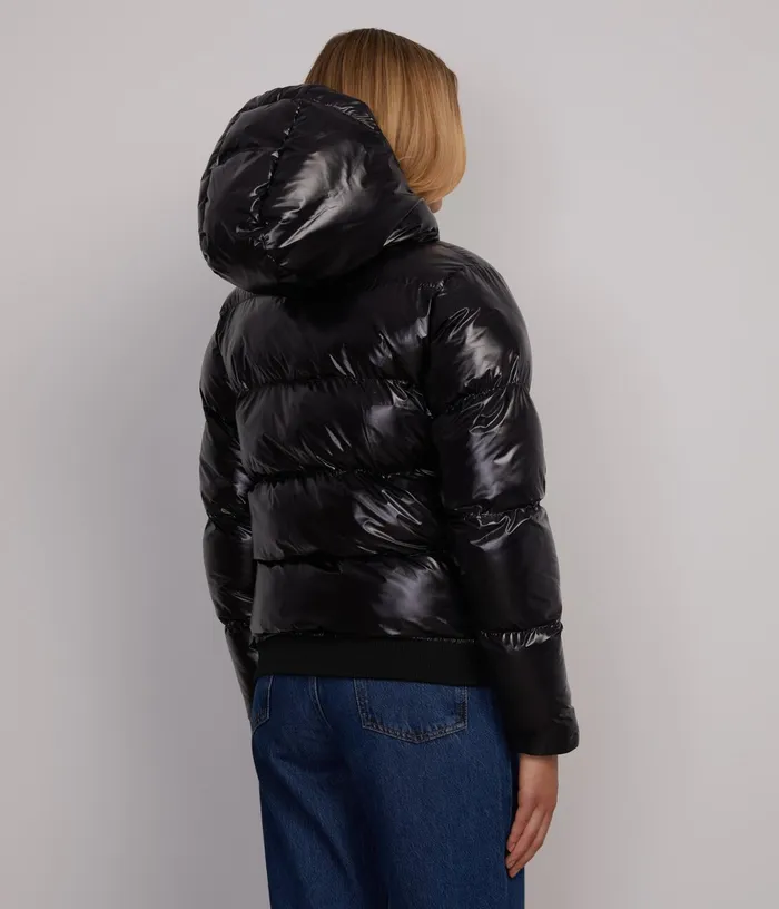 Women Kaan Puffer Jacket Black Matt and Nat Puffers