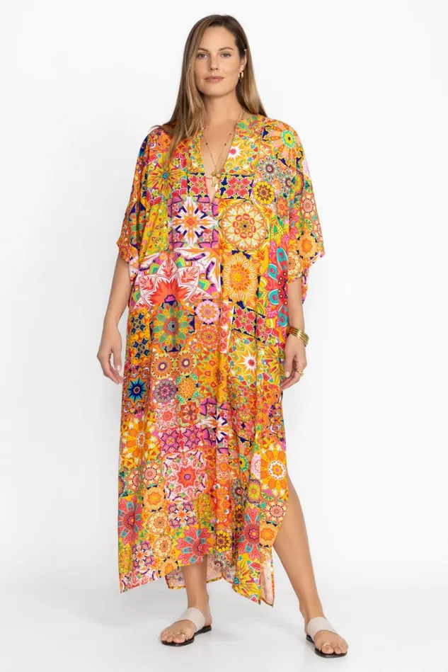 Women KALEIDA KAFTAN Kaleida Johnny Was Swim and Resort Women KALEIDA KAFTAN Kaleida Johnny Was Swim and Resort