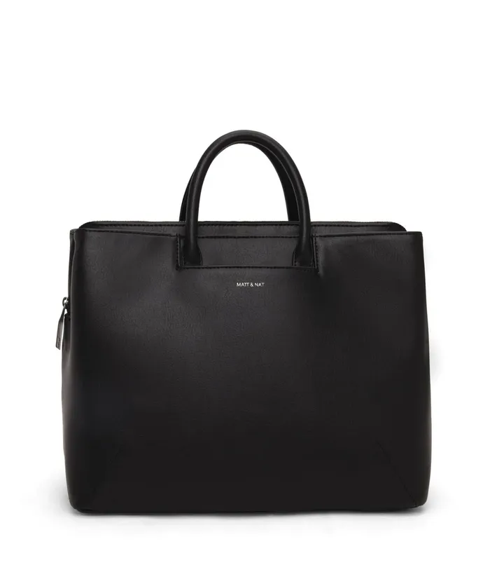 Women Kintla Vegan Satchel 8211 Arbor Black Matt and Nat Satchels