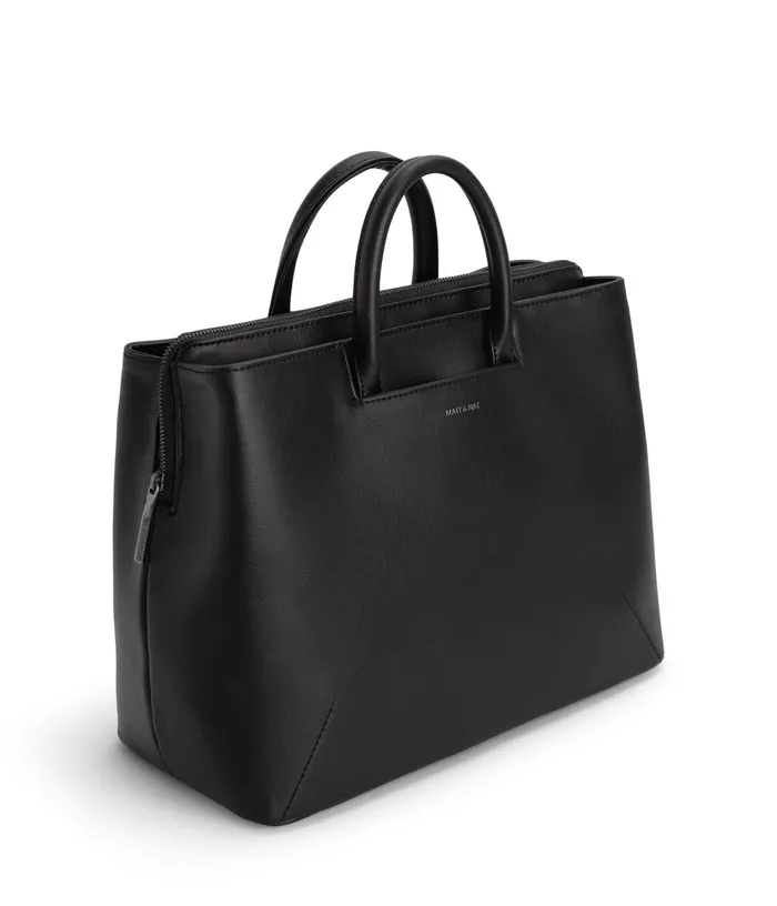 Women Kintla Vegan Satchel 8211 Arbor Black Matt and Nat Satchels