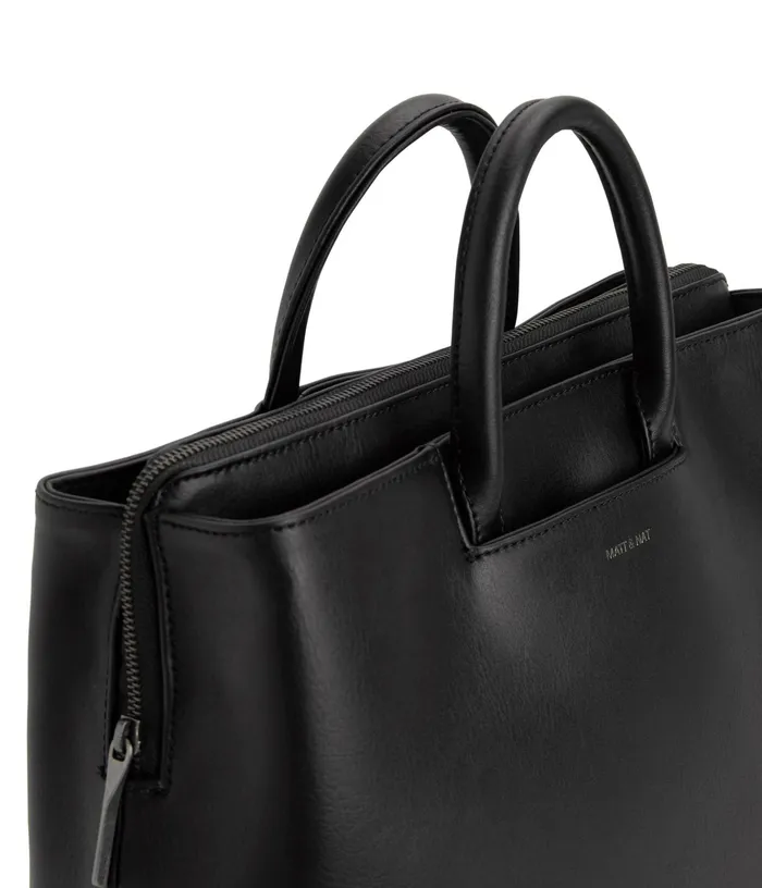 Women Kintla Vegan Satchel 8211 Arbor Black Matt and Nat Satchels