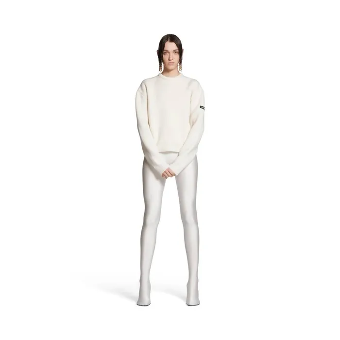 Women Knitwear Balenciaga Sweater In White