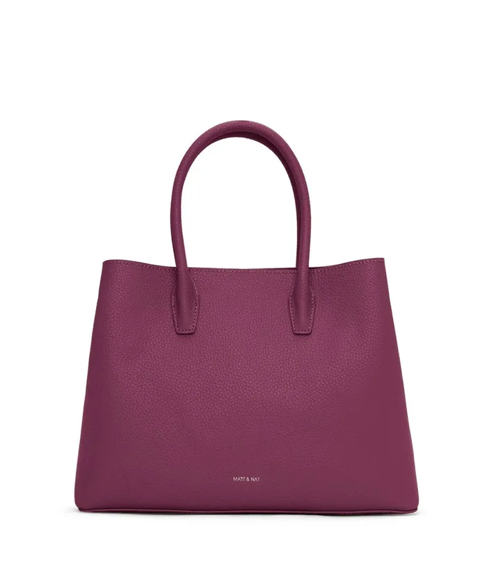 Women Kristasm Small Vegan Satchel 8211 Purity Tarte Matt and Nat Satchels