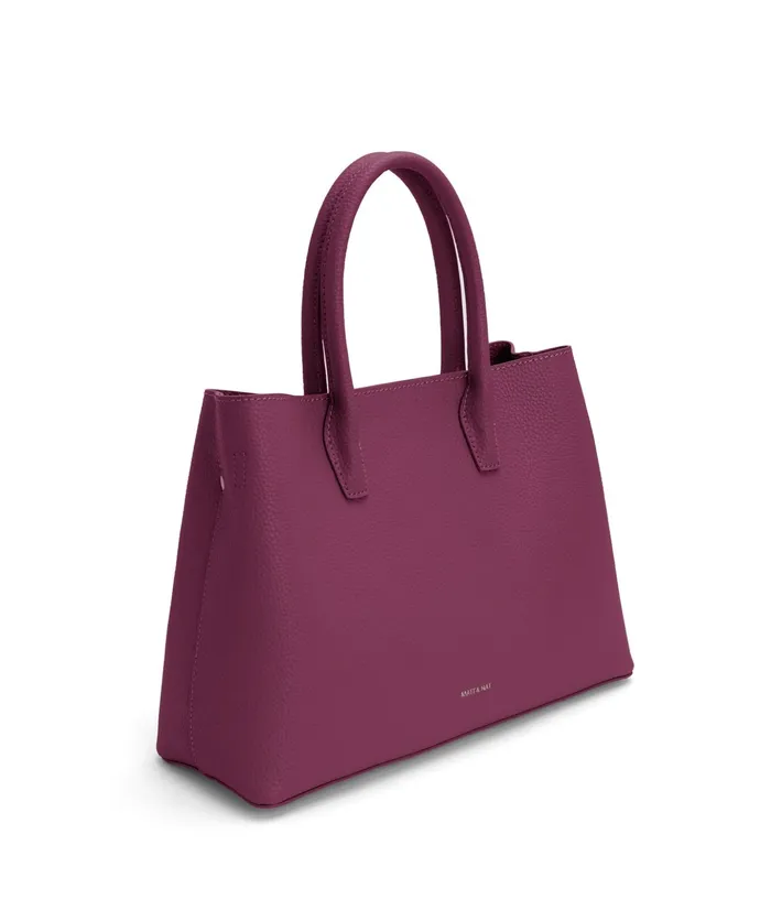 Women Kristasm Small Vegan Satchel 8211 Purity Tarte Matt and Nat Satchels