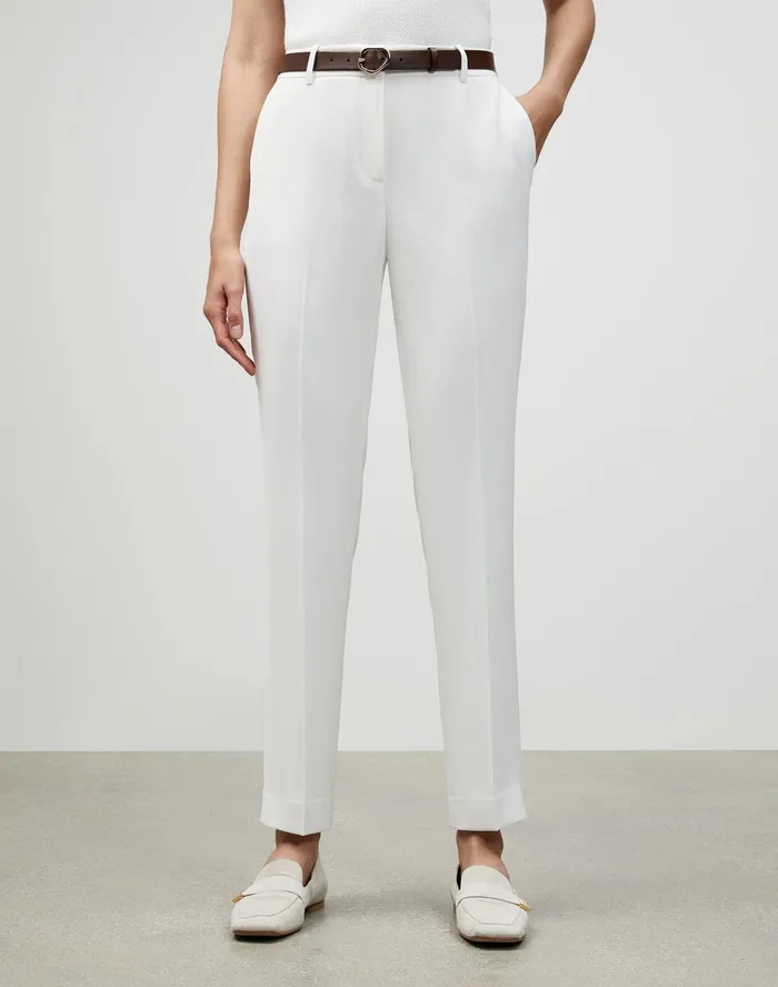 Women Lafayette 148 New York Pants and Shorts Petite Finesse Crepe Clinton Pant Cloud Women Lafayette 148 New York Pants and Shorts Petite Finesse Crepe Clinton Pant Cloud