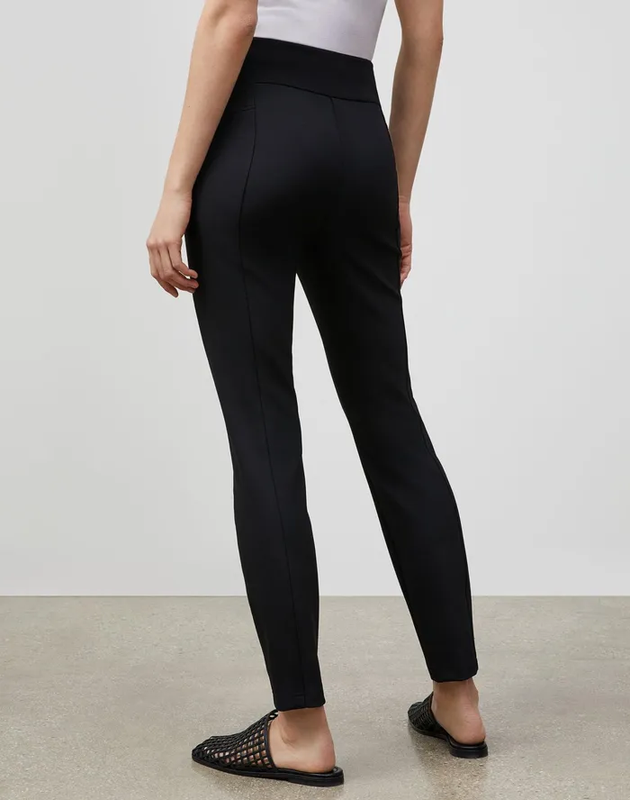 Women Lafayette 148 New York Pants and Shorts Petite Greenwich Pant In Acclaimed Stretch Black