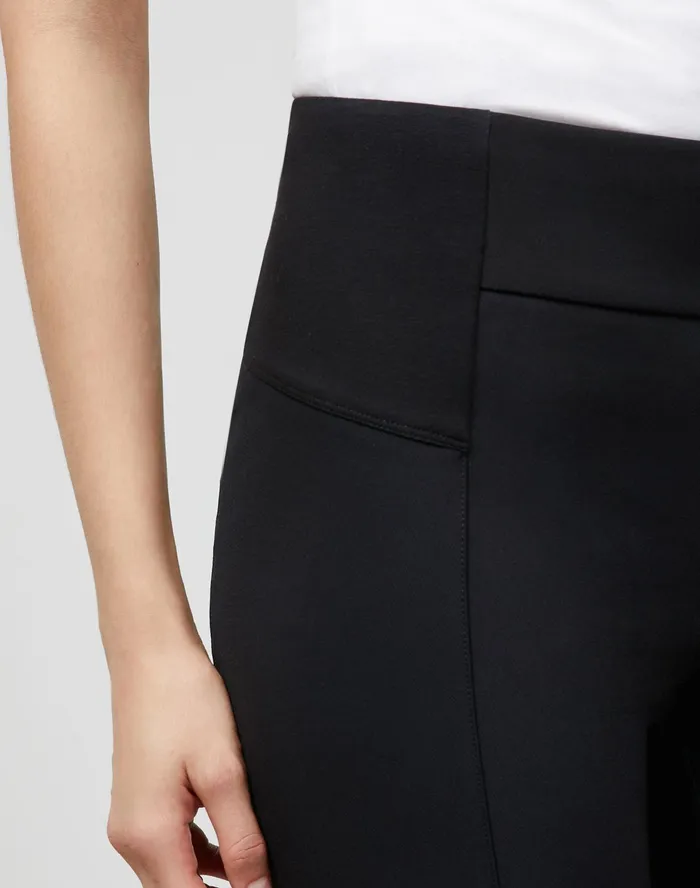 Women Lafayette 148 New York Pants and Shorts Petite Greenwich Pant In Acclaimed Stretch Black
