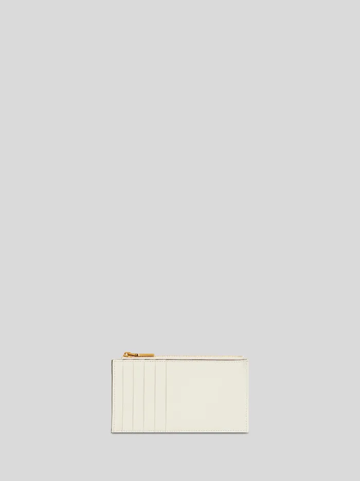 Women Leather Card Holder With Pegaso Etro Wallets And Credit Card Holder