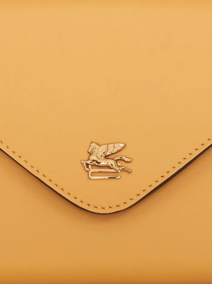 Women Leather Clutch Bag With Pegaso Etro Necessaire And Pouches