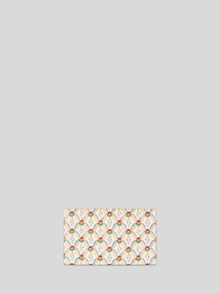 Women Leather Floralia Clutch Bag Etro Necessaire And Pouches