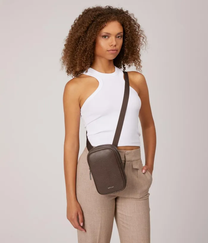 Women Leni Vegan Crossbody Bag 8211 Dwell Chestnut Matt and Nat Crossbody