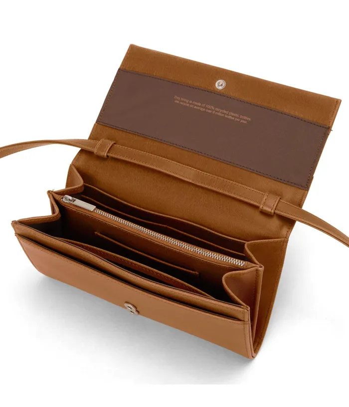 Women Lette Vegan Wallet Crossbody Bag 8211 Vintage Chili Matt and Nat Wallets