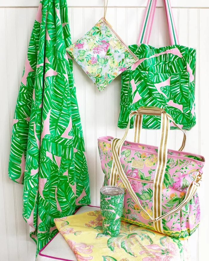 Women Lilly Pulitzer Bags Beach Day Pouch Resort White Pb Anniversary Toile Women Lilly Pulitzer Bags Beach Day Pouch Resort White Pb Anniversary Toile
