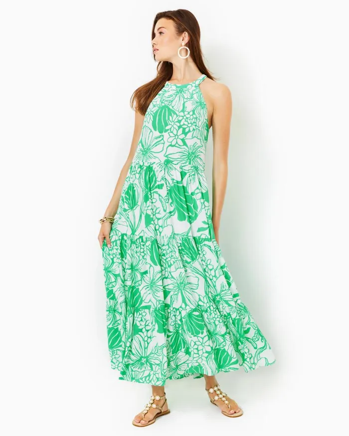 Women Lilly Pulitzer Dresses Beccalyn Maxi Dress Spearmint Oversized Kiss My Tulips Women Lilly Pulitzer Dresses Beccalyn Maxi Dress Spearmint Oversized Kiss My Tulips