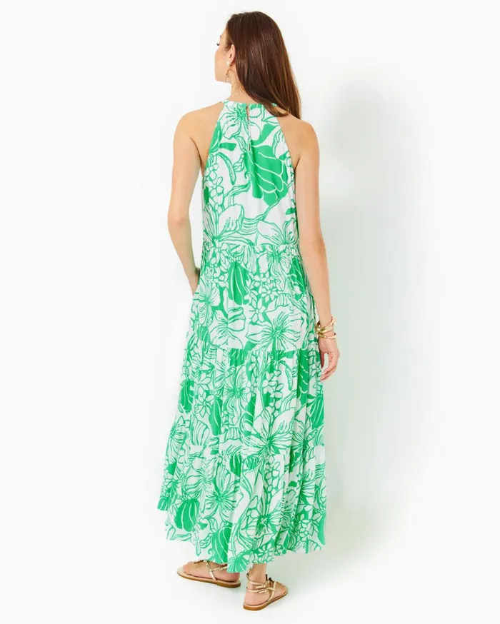 Women Lilly Pulitzer Dresses Beccalyn Maxi Dress Spearmint Oversized Kiss My Tulips Women Lilly Pulitzer Dresses Beccalyn Maxi Dress Spearmint Oversized Kiss My Tulips