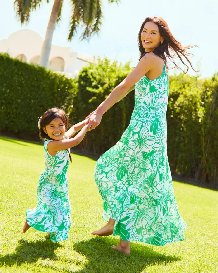 Women Lilly Pulitzer Dresses Beccalyn Maxi Dress Spearmint Oversized Kiss My Tulips Women Lilly Pulitzer Dresses Beccalyn Maxi Dress Spearmint Oversized Kiss My Tulips