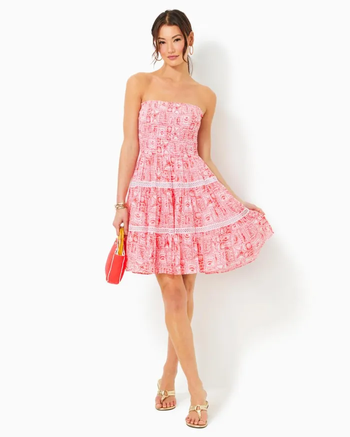 Women Lilly Pulitzer Dresses Calla Long Sleeve VNeck Dress Roxie Pink Worth A Look Women Lilly Pulitzer Dresses Calla Long Sleeve VNeck Dress Roxie Pink Worth A Look