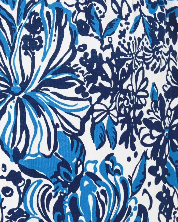 Women Lilly Pulitzer Dresses Cinzia Silk Caftan Alba Blue Baja Cove Engineered Woven Dress Women Lilly Pulitzer Dresses Cinzia Silk Caftan Alba Blue Baja Cove Engineered Woven Dress