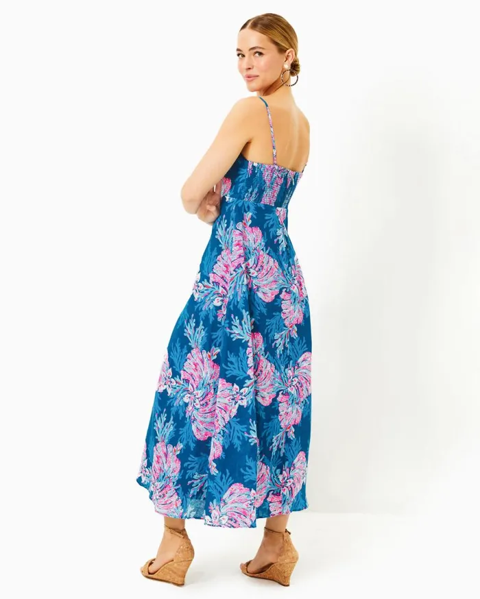 Women Lilly Pulitzer Dresses Gulianna Cotton Maxi Shift Dress Multi Spring In Your Step Women Lilly Pulitzer Dresses Gulianna Cotton Maxi Shift Dress Multi Spring In Your Step