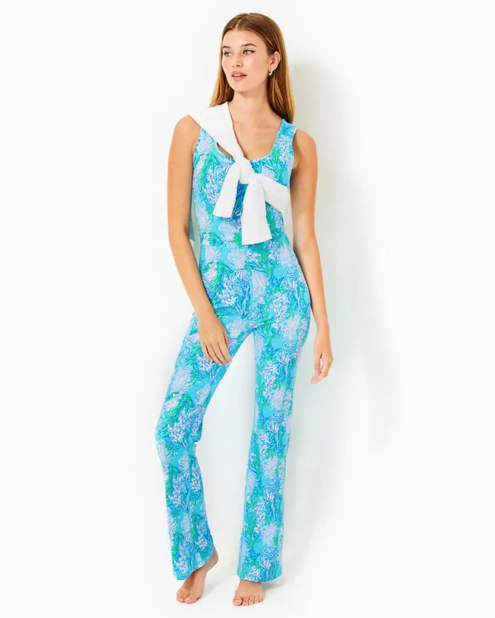 Women Lilly Pulitzer Matching Sets Activewear In Strong Current Sea Las Olas Aqua Strong Current Sea Women Lilly Pulitzer Matching Sets Activewear In Strong Current Sea Las Olas Aqua Strong Current Sea