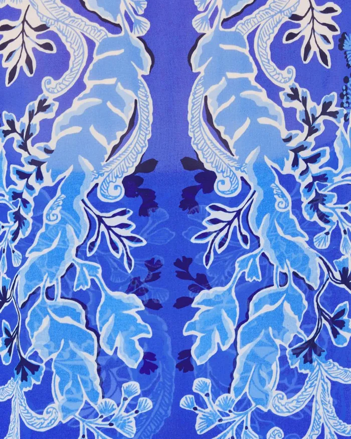 Women Lilly Pulitzer Swim Keir Maxi CoverUp Alba Blue Baja Cove Engineered Coverup Women Lilly Pulitzer Swim Keir Maxi CoverUp Alba Blue Baja Cove Engineered Coverup