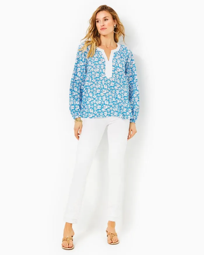 Women Lilly Pulitzer Tops Camryn Tunic Spearmint Oversized Kiss My Tulips Women Lilly Pulitzer Tops Camryn Tunic Spearmint Oversized Kiss My Tulips