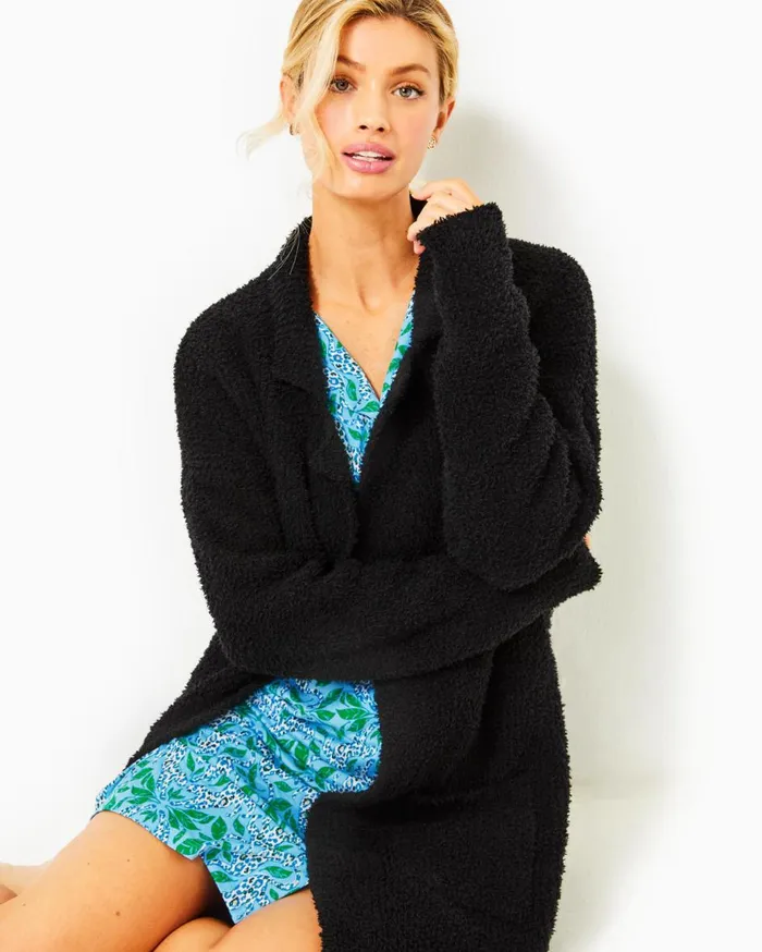 Women Lilly Pulitzer Tops Dalvin Cardigan Black Women Lilly Pulitzer Tops Dalvin Cardigan Black