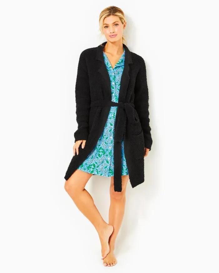 Women Lilly Pulitzer Tops Dalvin Cardigan Black Women Lilly Pulitzer Tops Dalvin Cardigan Black