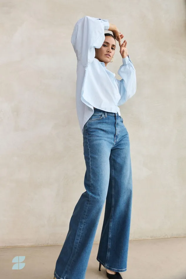 Women Lina Pant Denim Bybar Trousers