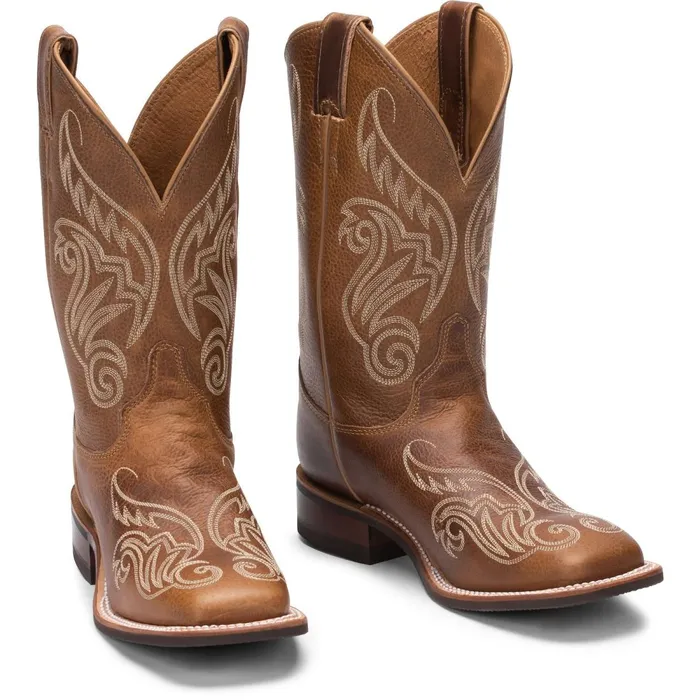 WOMEN Llano 11034 Western Boot Brown Justin Boots Western