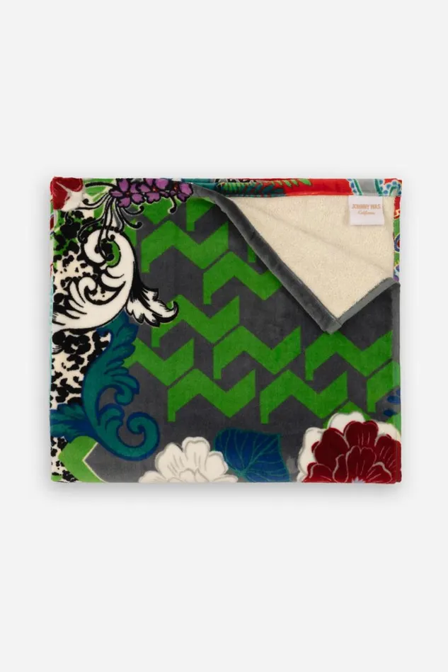 Women LOVE BEACH TOWEL Love Print Johnny Was Swim and Resort Women LOVE BEACH TOWEL Love Print Johnny Was Swim and Resort