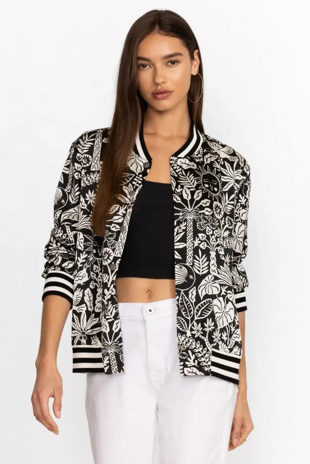Women LUCIANA SNAP FRONT BOMBER Luciana Johnny Was Outerwear