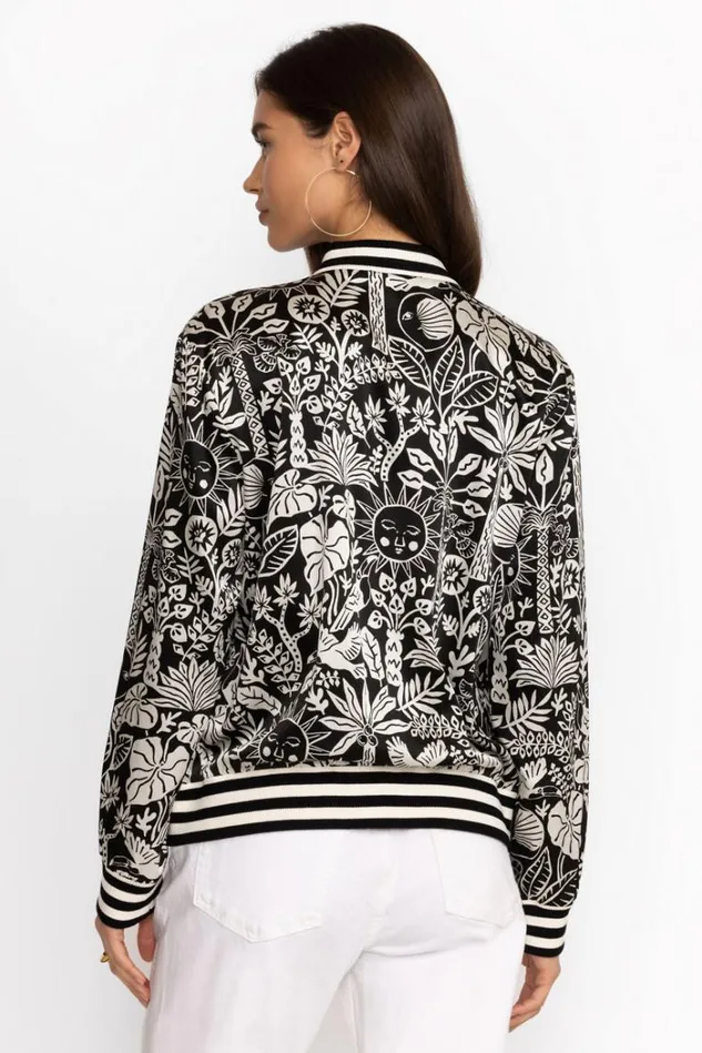 Women LUCIANA SNAP FRONT BOMBER Luciana Johnny Was Outerwear Women LUCIANA SNAP FRONT BOMBER Luciana Johnny Was Outerwear