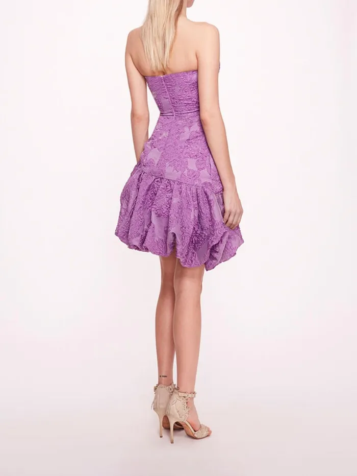 Women Marchesa Dresses Calathea Mini Dress Lavender