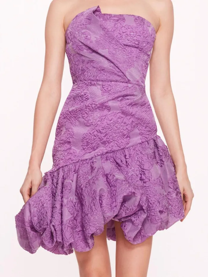 Women Marchesa Dresses Calathea Mini Dress Lavender