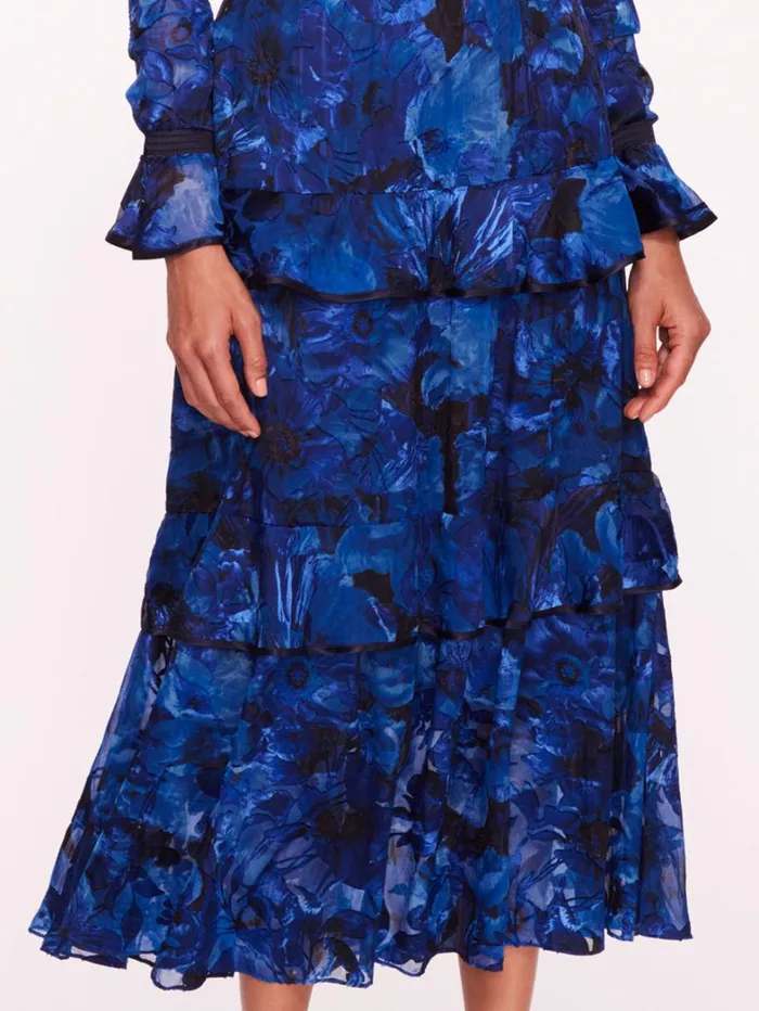 Women Marchesa Dresses Diantha Dress Blue Women Marchesa Dresses Diantha Dress Blue