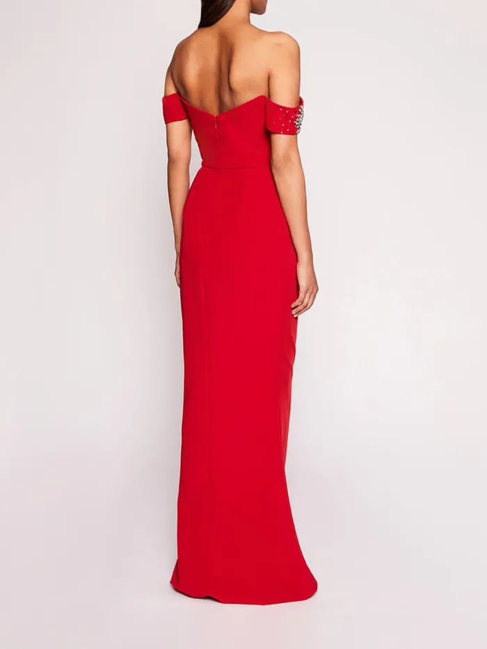 Women Marchesa Dresses Draped Bodice Gown Red Women Marchesa Dresses Draped Bodice Gown Red