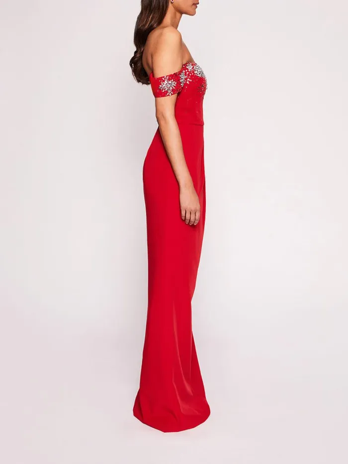 Women Marchesa Dresses Draped Bodice Gown Red Women Marchesa Dresses Draped Bodice Gown Red