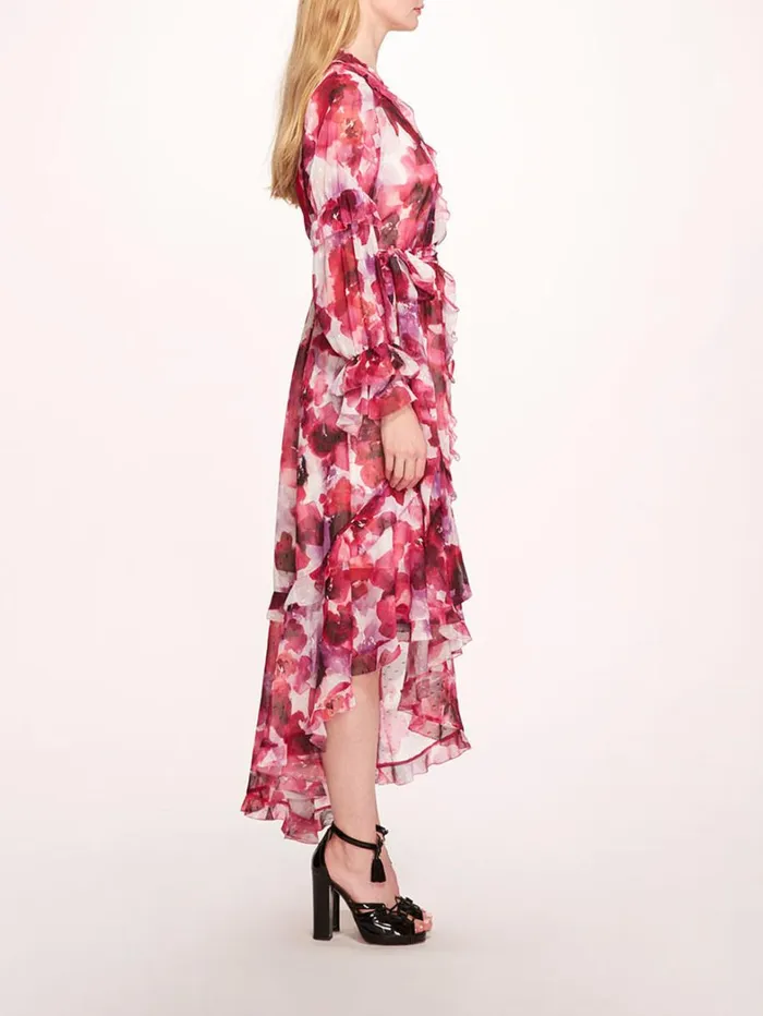 Women Marchesa Dresses Oleander Maxi Dress Magenta Multi Women Marchesa Dresses Oleander Maxi Dress Magenta Multi