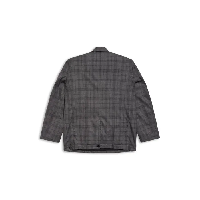 WomenMen Coats and Jackets Balenciaga Deconstructed Jacket In Grey